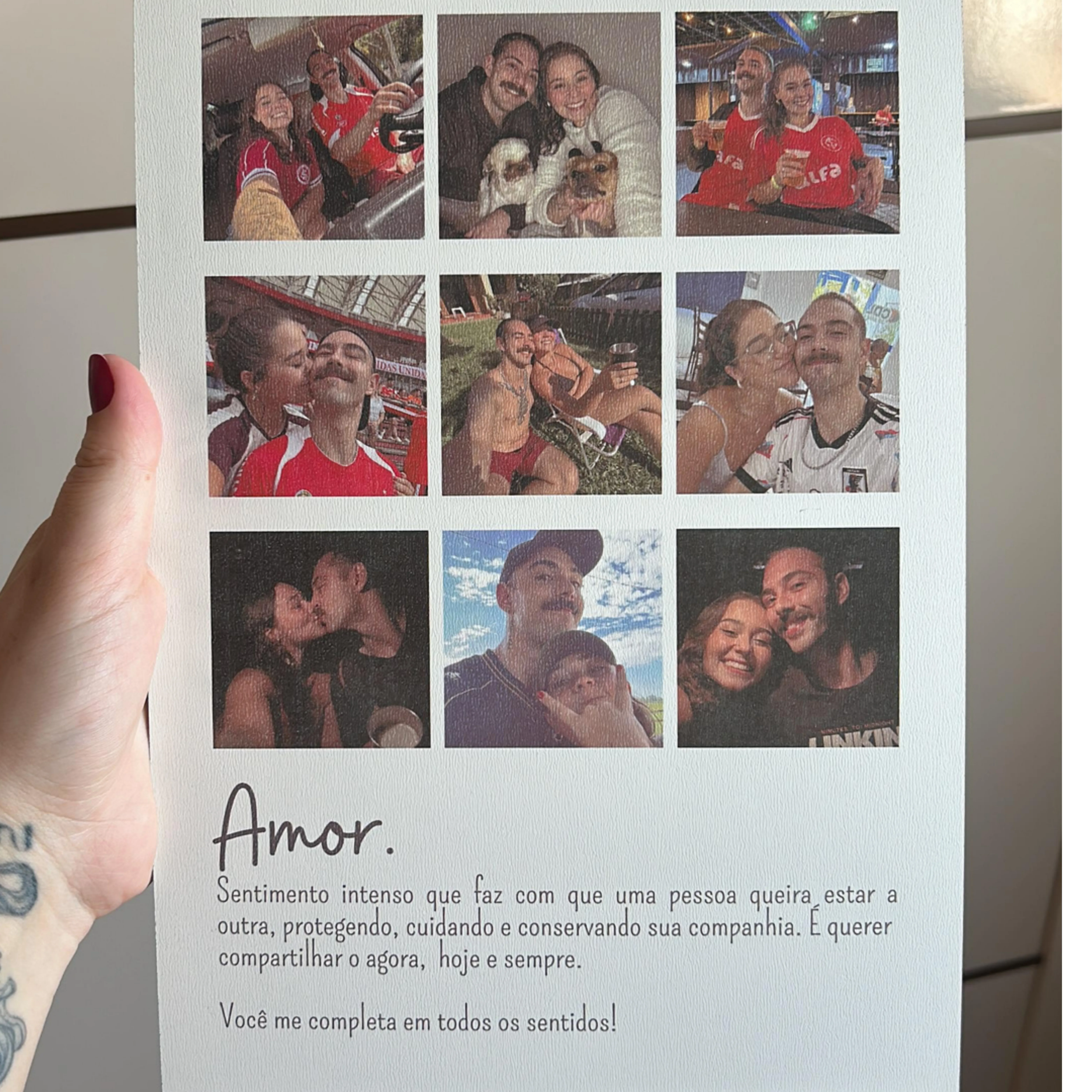 Placa MDF sublimada personalizada